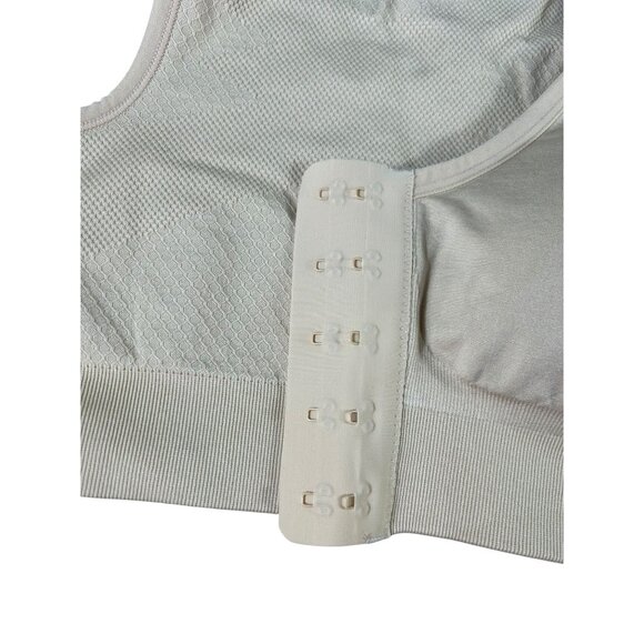 NEW Truekind Bra Daily Comfort Posture Nude Wireless Sz Large Lightly Padded - Picture 7 of 9